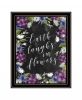 Earth Laughs in Flowers 1 Black Framed Print Wall Art