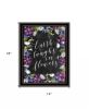 Earth Laughs in Flowers 1 Black Framed Print Wall Art