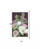 Wild For Plum Bouquet 1 White Framed Print Wall Art