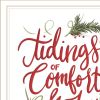 Tidings of Comfort and Joy 1 White Framed Print Wall Art