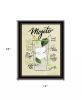 Mojito 1 Black Framed Print Wall Art