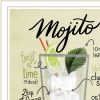 Mojito 2 White Framed Print Wall Art