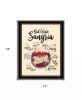 Red Wine Sangria 1 Black Framed Print Wall Art