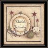 Cherish Yesterday 2 Black Framed Print Wall Art