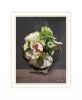 Vintage Floral Tea Pot 3 White Framed Print Kitchen Wall Art