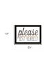 Please Seat Yourself 1 Black Framed Print Wall Art