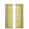 Set of Two 84"  Gold Solid Modern Window Panels