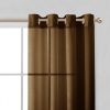 Set of Two 84"  Chocolate Solid Modern Window Panels