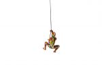 6" Rainbow Multi Unique Climbing Man With Rope Wall Art