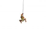 6" Rainbow Multi Unique Climbing Man With Rope Wall Art