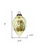 Nativity Holy Family Hand Painted Mouth Blown Glass Ornament