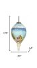 Beach Memories Hand Painted Mouth Blown Glass Ornament