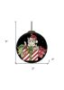 Christmas Cat with Presents Hand Painted Mouth Blown Glass Ornament