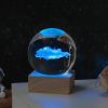 Cosmos Series Crystal Ball Night Lights; Milky Way; Moon; Desktop Bedroom Small Ornaments; Creative Valentine's Day Gifts Birthday Gifts - Clouds