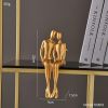 Abstract Golden Sculpture &amp; Figurines for Interior Resin Figure Statue Modern Home Decor Desk Accessories Nordic Room Decoration - Embrace