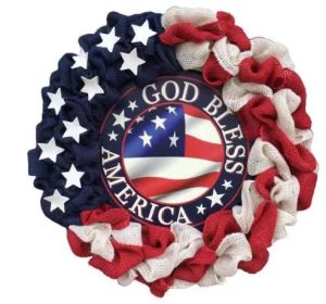 American National Day Wreath Independence Day Wreath Home Outdoor Decoration - Type 2