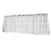 Swan - Translucent Short Kitchen Curtain Half Window Curtain Cafe Tier Curtain - Default