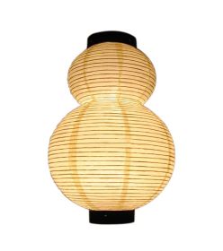 Creative Paper Lantern Handmade Gourd shape Traditional Hanging Lampshade Decorative Home Garden - Default