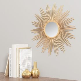 Sunburst Wall Decor Mirror 29.5"D - as Pic