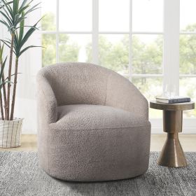 Upholstered 360 Degree Swivel Chair - as Pic