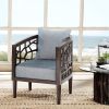 Crackle Accent Chair, wood frame with cushion, Morrocco,KD - as Pic