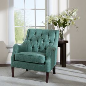 Button Tufted Accent Chair - as Pic