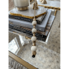 Inspire Me! Home Decor White and Gold Candle Snuffer - Inspire Me! Home Decor