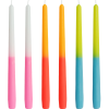 FCMSHAMD 10'' Rose Scented Taper Candles - Dripless Burn Time 6 H(6 Pack) - FCMSHAMD