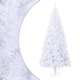 Artificial Christmas Tree with Stand 6 ft 620 Branches - White