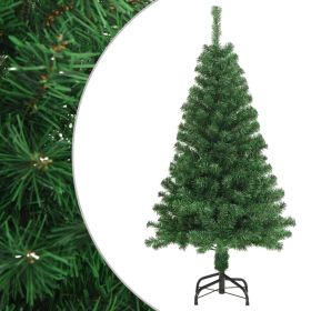 Artificial Christmas Tree with Thick Branches Green 5 ft PVC - Green