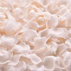 Artificial Rose Petal Artificial Flower Silk Petals Valentine Day Wedding Flower Decoration Flowers - champagne - 3000pcs