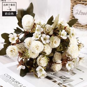 11pcs Bouquet Of DRIED Flowers ROSE Roses Bouquet Of Natural Air Dried Nordic Wind Wedding Home Decoration Valentine Day Gift - D - 11pcs