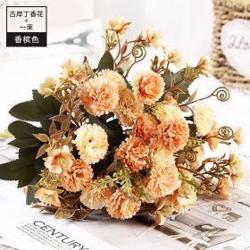 11pcs Bouquet Of DRIED Flowers ROSE Roses Bouquet Of Natural Air Dried Nordic Wind Wedding Home Decoration Valentine Day Gift - E - 11pcs