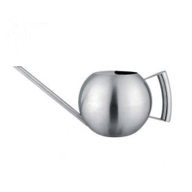 1L Stainless Steel Watering Pot Gardening Potted Small Watering Can With Handle For Watering Plants Flower Garden Tool - Silver