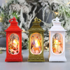 New Year Santa Elk Light String Christmas LED Desktop Xmas Ornament Christmas Decoration for Home Natal Decor - red santa