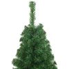 Artificial Christmas Tree with Thick Branches Green 5 ft PVC - Green