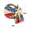 American National Day Wreath Independence Day Wreath Home Outdoor Decoration - Type 1