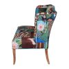 Vesta Bird Collage Print Settee, Multicolor - as Pic