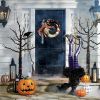 Halloween Wreath Decoration Front Door Window Hanging Decoration Wreath - 40*40CM