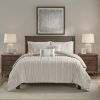 3 Piece Cotton Yarn Dyed Comforter Set - as Pic