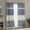 Cotton Printed Curtain Panel with Chenille detail and Lining - as Pic