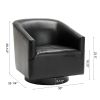 Garland Black Wood Base Swivel Chair - as Pic