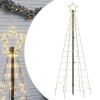 Christmas Tree Light with Spikes 220 LEDs Warm White 70.9" - Warm white