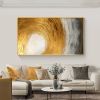 Hand Painted Oil Painting Abstract Gold Texture Oil Painting on Canvas Original Minimalist Art Golden Decor Custom Painting Living Room Home Decor - 6