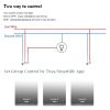 Wifi Smart Light Switch Glass Screen Touch Panel Voice Control Wireless Wall Switches Remote with Alexa Google Home 1/2/3/4 Gang Black Color - 3