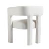 Contemporary Designed Fabric Upholstered Accent Chair Dining Chair for Living Room, Bedroom, Dining Room, Beige - as Pic