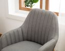 Tuchico Contemporary Fabric Accent Chair, Gray - as Pic