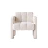 31.10" Wide Boucle Upholstered Accent Chair - as Pic