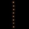 Light String with 400 LEDs 131.2' 8 Light Effects Warm White - White