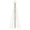 Christmas Tree Light with Spikes 220 LEDs Warm White 70.9" - Warm white